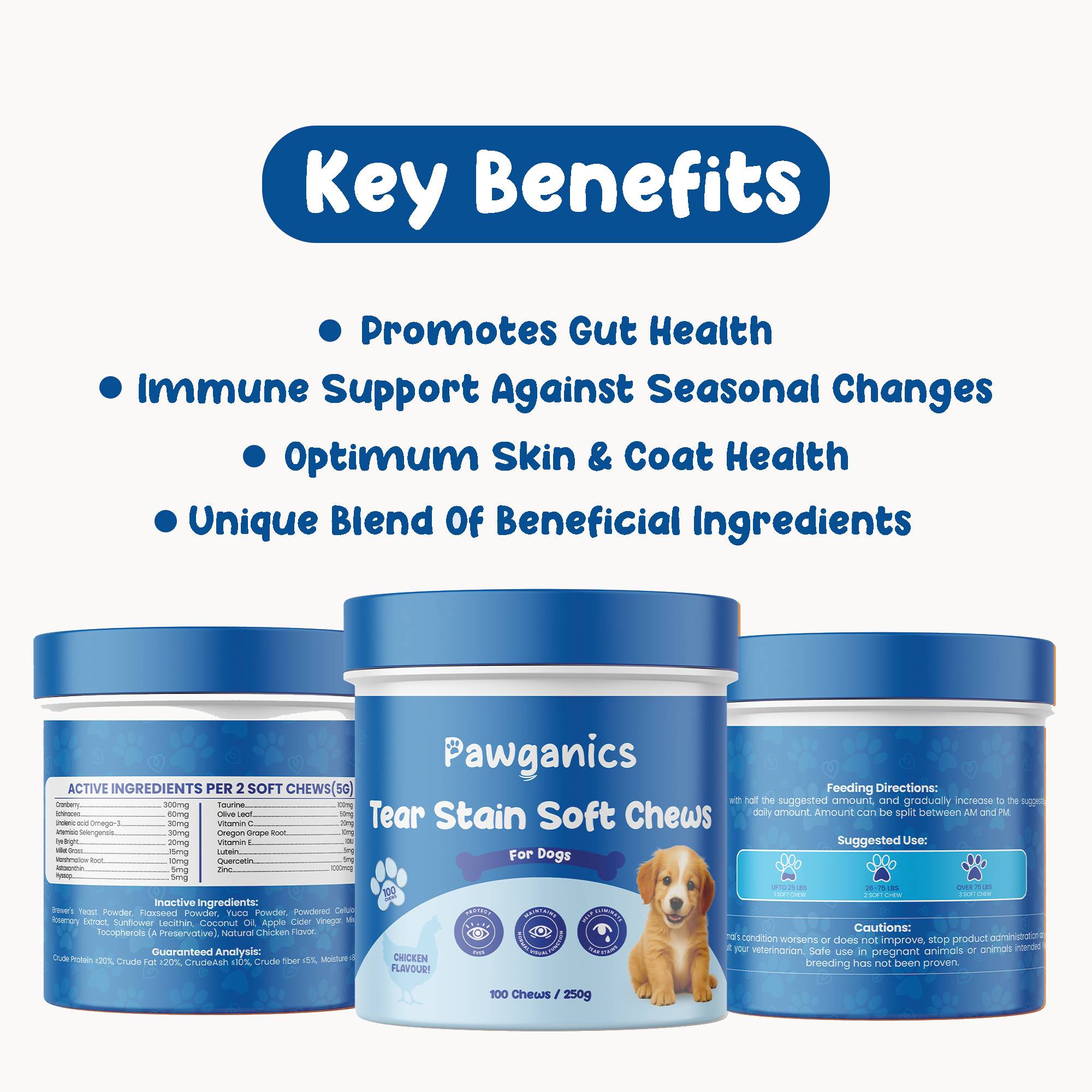 Tear Stain Remover for Dogs – Natural Eye Health Support